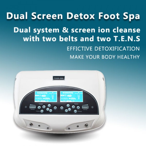 Dual Screen Detox foot spa